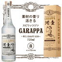 【ふるさと納税】GARAPPA #01 CRAFT GIN 720ml×1本 化粧箱入り アルコール47度 スピリッツ クラフトジン ジン お酒 酒 アルコール飲料 ギフト プレゼント 贈答 母の日 父の日 敬老の日 お中元 お歳暮 国産 鹿児島県 薩摩川内市 山元酒造 送料無料