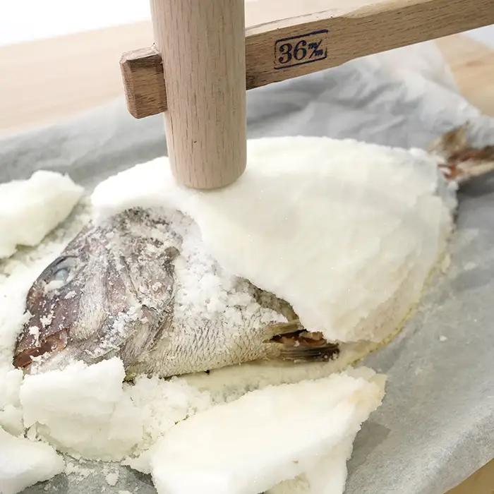 No.089 特製鯛の塩釜の、お食い初め祝膳セット（赤飯・蛤・茹で蛸付き）CAS冷凍