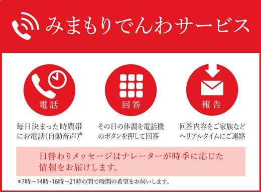 
                  みまもりでんわサービス（携帯電話6か月）【32155】
                