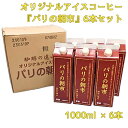 【ふるさと納税】アイスコーヒー『パリの朝市』1,000ml 6本セット 遠山珈琲