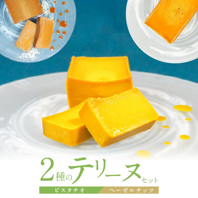 【ふるさと納税】ピスタチオ ヘーゼルナッツ 2種 テリーヌ セット 各 約 200g 手作り グルテンフリー 保存料不使用 スイーツ デザート やさしい甘さ 芳醇な香り 濃厚な味わい 極限の食感 食べ比べ 冷凍 愛知県 碧南市 お取り寄せ お取り寄せスイーツ 送料無料