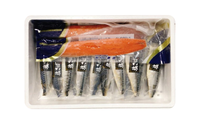 ＜12月14日決済分まで年内配送＞お刺身トラウトサーモン1.5kg、塩さばフィレ1枚×20P C-09021