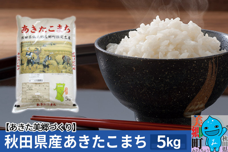 令和6年産 秋田県産 あきたこまち 5kg×1袋 あきた美郷づくり