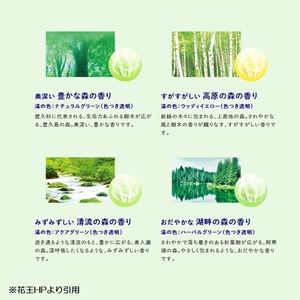 SA1712　花王バブ 至福の森めぐり浴 12錠入×6箱