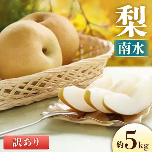 梨 南水 約5㎏ 梨 訳あり