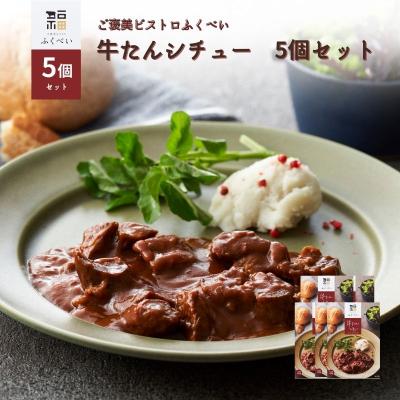 ふるさと納税 岩沼市 レトルト 牛たんシチュー 5個セット[No.5704-1751]