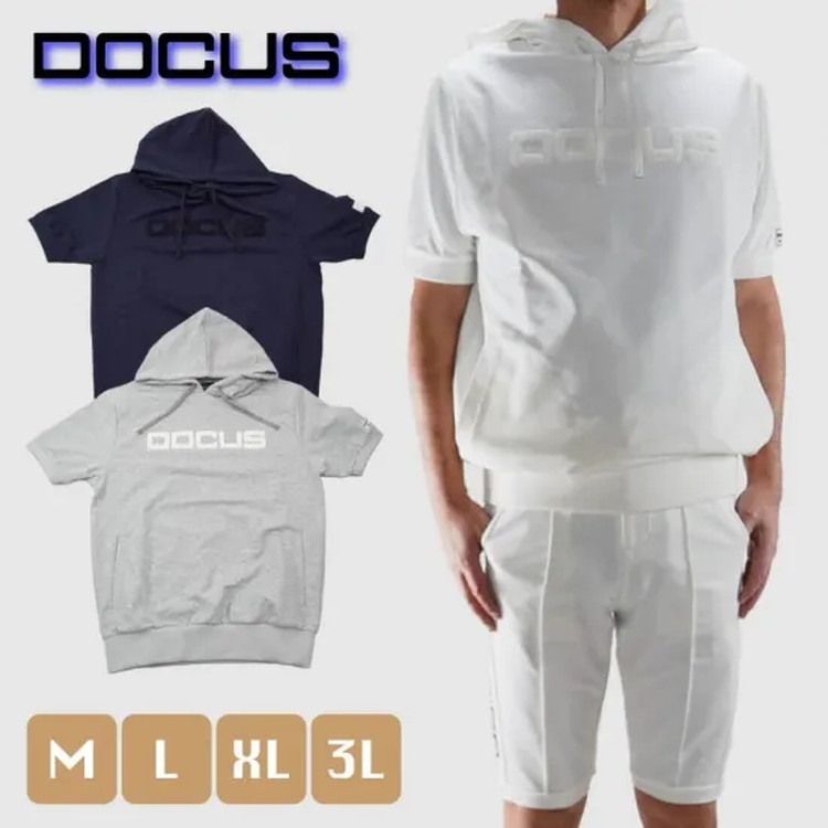 
            ゴルフウェア Short Sleeve Hoddie DCＭ25S006｜ゴルフ golf ゴルフ用品 スポーツ スポーツ用品 DOCUS ドゥーカス ギフト 贈答 景品 茨城県 古河市_FO92
          