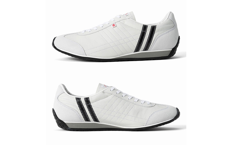 スニーカー PATRICK IRIS WH/BK 23501 シューズ 靴 レザースニーカ