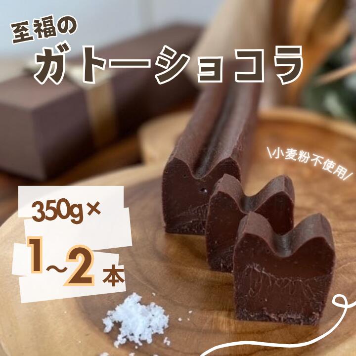 【ふるさと納税】お菓子工房COCORO　ガトーショコラ 350g ／ ガトーショコラ チョコレート チョコ ケーキ スイーツ お菓子 デザート お菓子 焼き菓子 グルテンフリー