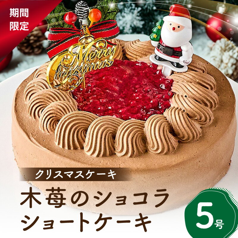 【ふるさと納税】クリスマスケーキ 木苺のショコラショートケーキ 5号 新宿区 チョコ フランボワーズ ショコラ ケーキ クリスマス ムース ご褒美 贅沢 東京 木苺 0105-013-S07