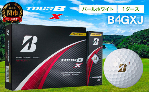 2022年モデル TOUR B X パールホワイト 1ダース ゴルフボール T18-04