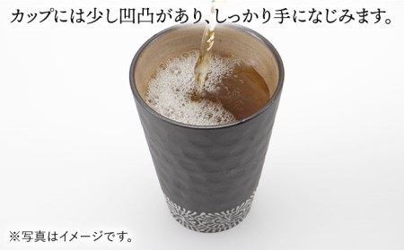 【波佐見焼】まろやか カップ （幾何紋ー上柄）・まろやか マドラー【マックリカフェ】 [LC21]  波佐見焼