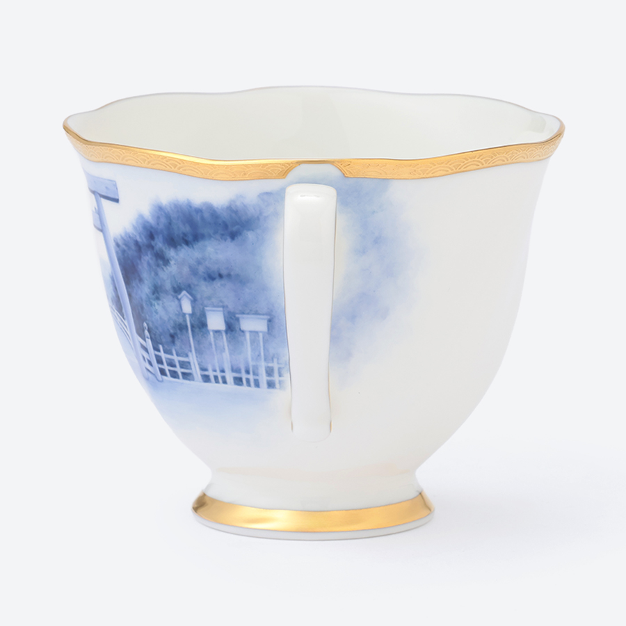 ＜NARUMI＞コーヒー碗皿（大鳥居）