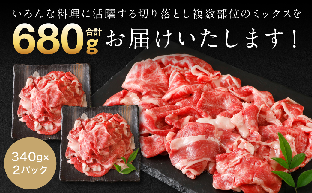 【訳あり】 くまもと黒毛和牛 切り落とし 800g 毎月数量限定 ミックス 牛肉_イメージ3