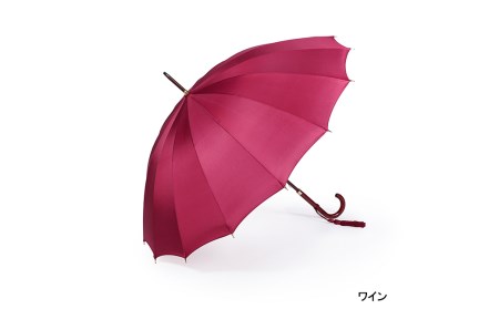 【前原光榮商店】婦人用雨傘 トラッドクラシコ〈手元：楓〉名入れ可(カラー：ワイン）