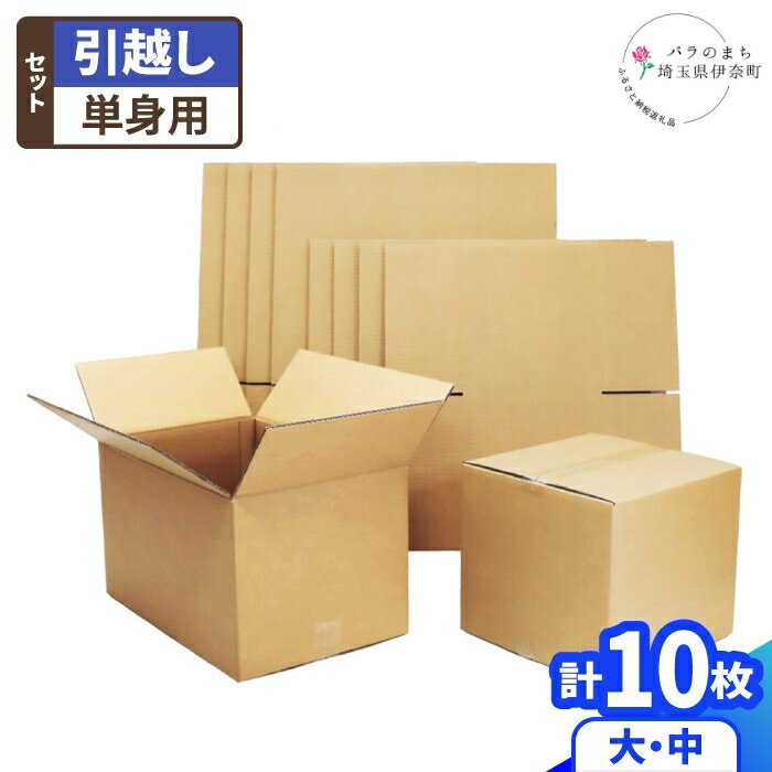 【ふるさと納税】引っ越し用ダンボール 1人用 セット 布団袋付き