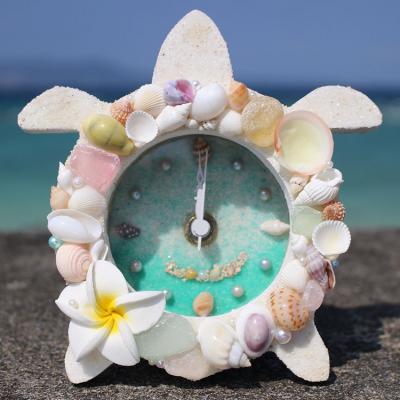 ふるさと納税 恩納村 「オーシャンクロック」「ファミリーフォトフレーム」セット【沖縄の海からの贈り物】 |  | 01