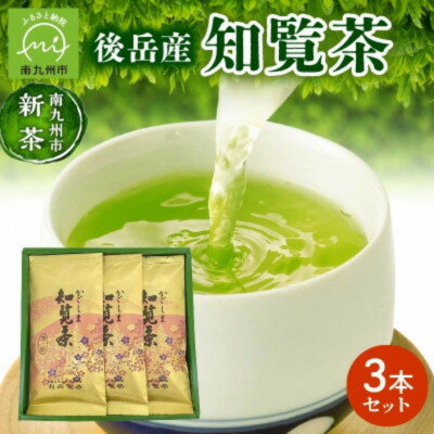 【ふるさと納税】【知覧茶新茶祭り】後岳産知覧茶3本セット【1185824】