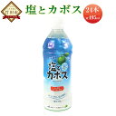 【ふるさと納税】塩とカボス 495ml 24本 大分県 竹田市 カボス かぼす ジュース ドリンク 果汁飲料 国産果汁 無炭酸 九州産 国産 送料無料