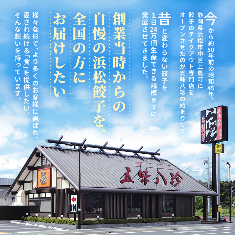 【定期便6回】 もちぶた餃子56個（1袋14個入×4パック） 五味八珍 餃子 ぎょうざ ギョウザ 国産 ブランド豚 もち豚 浜松餃子 冷凍餃子 冷凍 さっぱり 甘み 惣菜 中華 点心 静岡県 浜松市