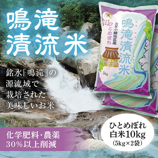 C107【ふるさと納税】鳴滝清流米白米10kg（5kg×2袋）