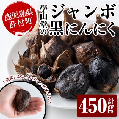 ふるさと納税 肝付町  <先行受付中!>學山堂のジャンボ黒にんにく(計450g・150g×3袋)鹿児島産　A69006