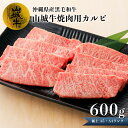 【ふるさと納税】A5・A4ランク　沖縄県産黒毛和牛《山城牛》焼肉用カルビ600g