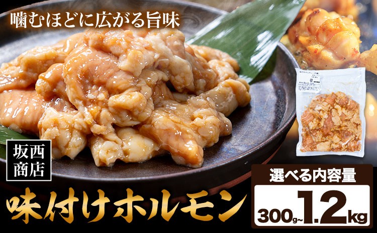 
                  肉 味付け ホルモン 選べる 内容量 300g 600g 900g 1.2kg 坂西商店 【配送不可地域あり】《30日以内に出荷予定(土日祝を除く)》 熊本県 苓北町 ホルモン 牛 タレ 味付き BBQ 肉 にく 送料無料
                