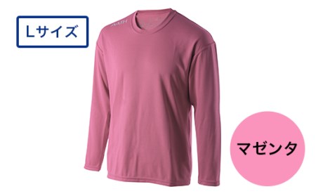 I4-05SA【カラー：マゼンタ サイズ：L】リカバリーウェア A.A.TH/ ロングTシャツ（品番：AAJ99302）