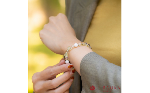 あらゆる悩みから自由になるための総合運パワーストーンブレスレット(開運02)･8mm玉 (18.4cm)
