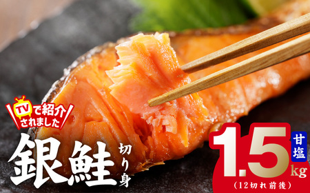 銀鮭 切り身 1.5kg お試し 12切れ前後 サケ しゃけ 魚 鮭 