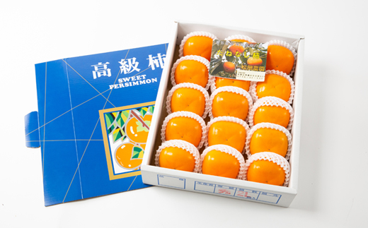 【2026年秋より順次発送】旬のたねなし柿　特選2Lサイズ(15個入り)【配送不可地域：離島・北海道・沖縄県】