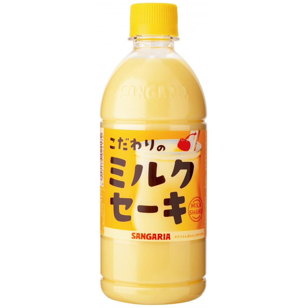 【ふるさと納税】サンガリア　こだわりのミルクセーキ　500ml　24本入 | サンガリア だわりのミルクセーキ ケース 飲料 ソフトドリンク 人気 おすすめ 送料無料