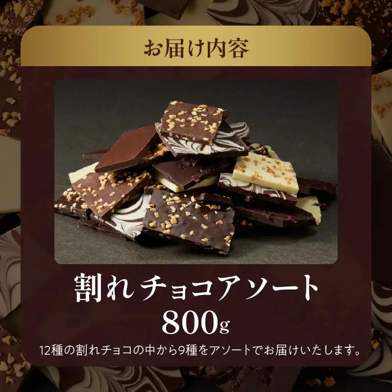 割れチョコアソート　おまかせ9種　800g 〔Dw134〕