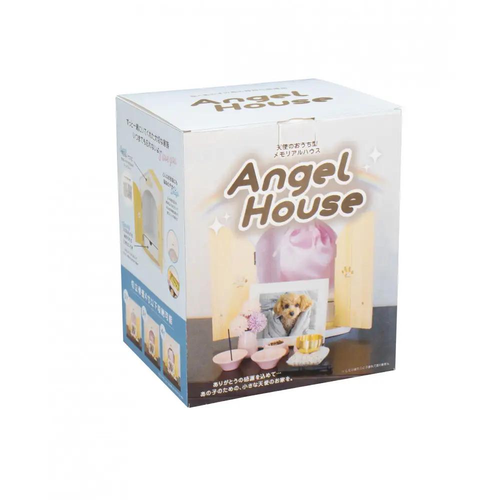 ペット用仏壇 AngelHouse天使のおうち型仏壇　イエロー