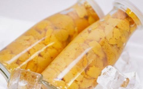 「2025年発送分」【牛乳瓶入り！ミョウバン不使用！】生うに180ｇ×3本セット
