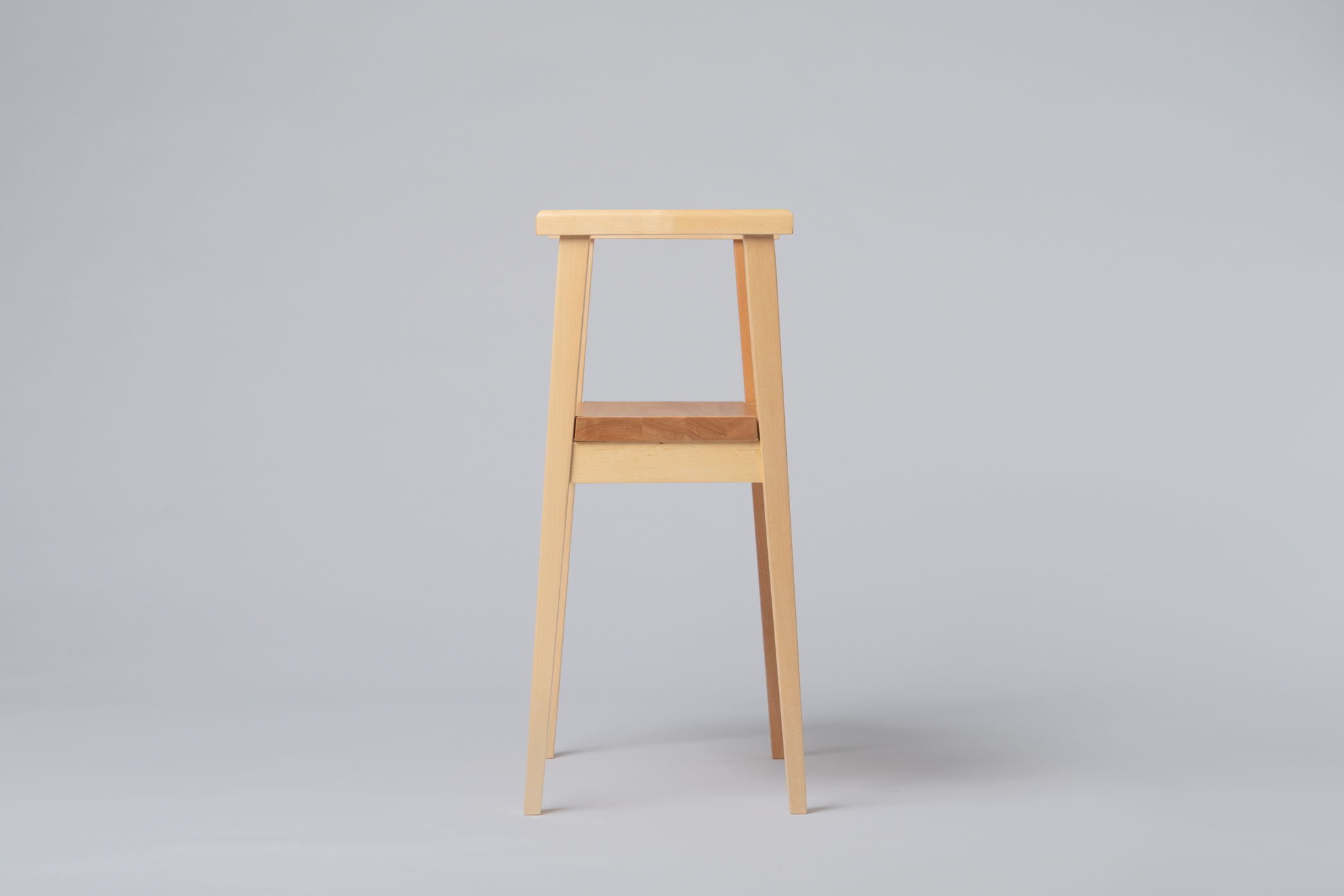 アームスツール＜樹種：カバ＞