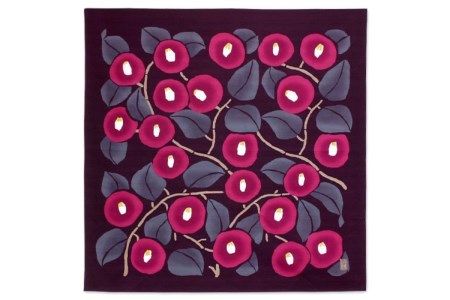 ウオーク社 ふろしきハンド夢二セット（椿/アズキ）（ハンドル色：コゲチャ）