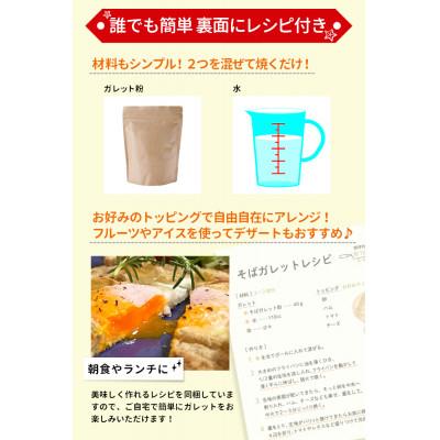 ふるさと納税 根羽村 訳あり! 信州根羽村産 そばガレット粉 600g (300g×2袋) |  | 03