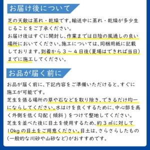 天然芝 お庭におすすめ！＜野芝＞ 10平米 c0-100