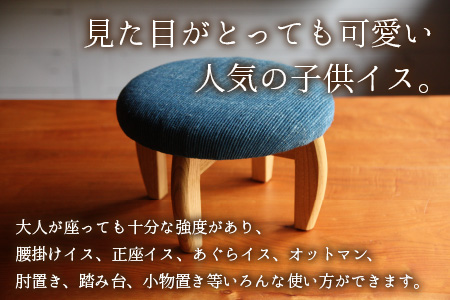 子供イス 【カラー：ブルー】【DOGU(ドグウ)】/ いす イス こども椅子 / 小浜市 / 栗本家具工房 [BFAQ025] 