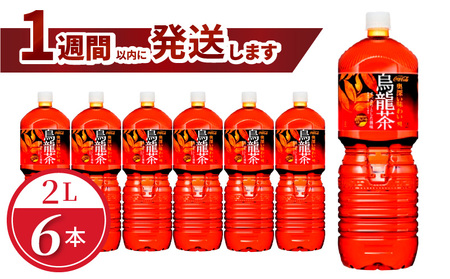 煌(ファン) 烏龍茶 PET 2L（6本入） お茶 烏龍茶 休憩 お手軽 おいしい 香り豊か まとめ買い お家に届く  コカ・コーラ BB-0057