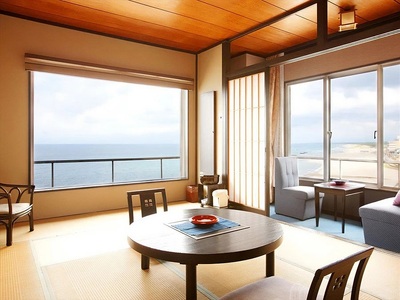 【令和5年産　コシヒカリ（精米）10㎏×愉海亭みやじま】旬の特産品と宿泊利用券セット