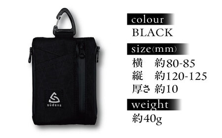 Multi Pouch（Black） マルチポーチ 小物入れ 多機能 コンパクト 岐阜市 / sudsns[ANGB001]