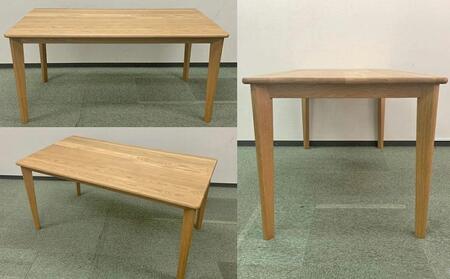 CNT01-DT ダイニングテーブル 幅160cm 奥行85cm ホワイトオーク無垢 開梱組立設置付き【テーブル 家具 ダイニングテーブル おしゃれ 人気 テーブル 大川家具 おすすめ ダイニングテー