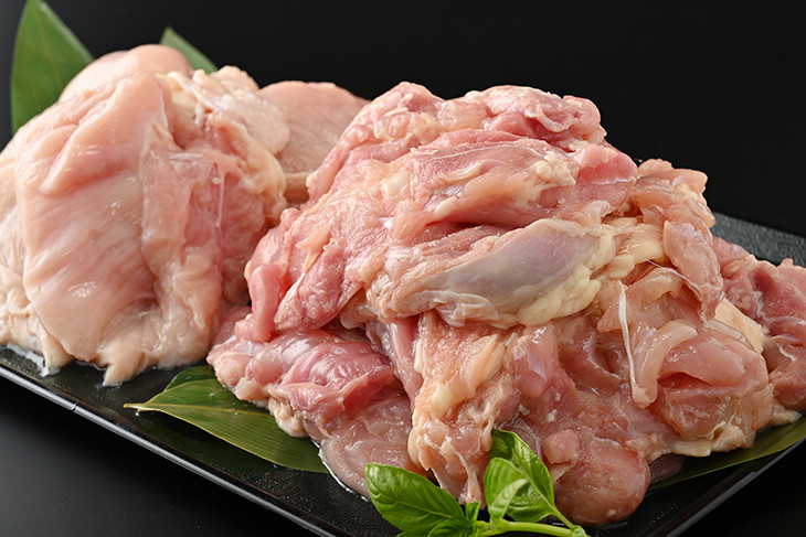 
017-003 徳島県産阿波すだち鶏もも肉2kg むね肉2kgセット
