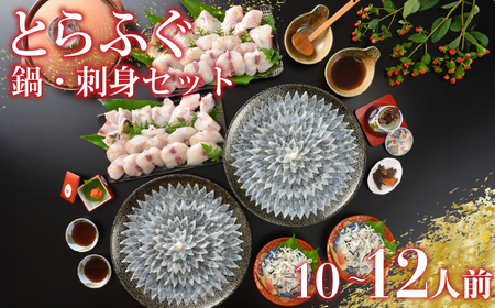 【※配送指定日必須】 とらふぐ 刺し てっさ 鍋 ちり セット 10-12人前 冷蔵ふぐ ふぐ刺身 ふぐ刺し ふぐ鍋 ふぐちり