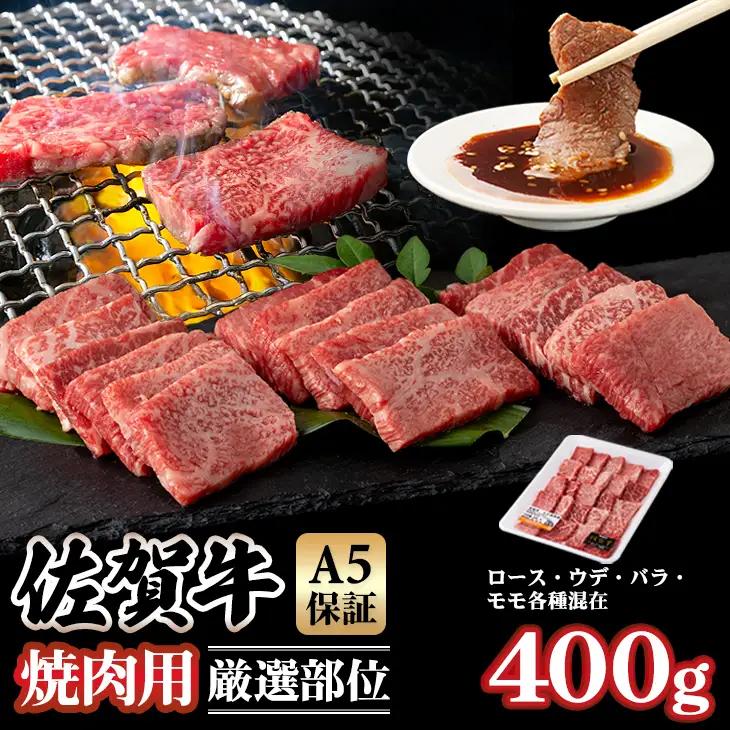 佐賀牛 焼肉 400g  焼肉 牛肉 厳選部位 B120-031