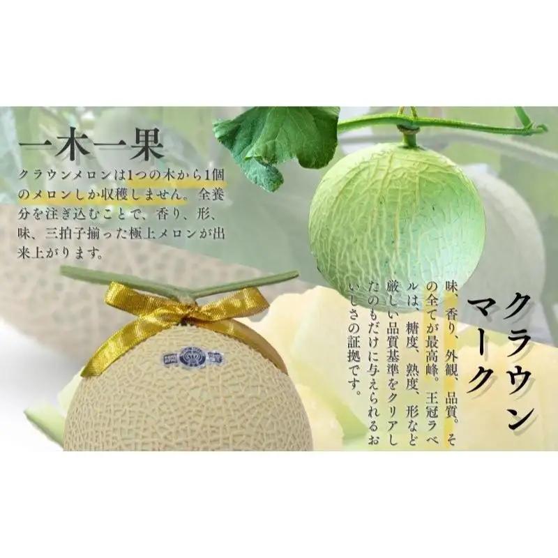 クラウンメロン 1玉 1.3kg 3ヶ月 フルーツ メロン