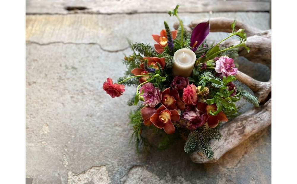 【敬老の日】季節のお花・おまかせフラワーアレンジ 
